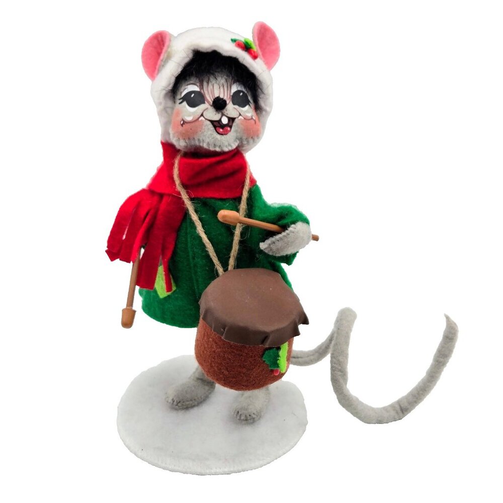 Annalee 75th Anniversary Little Drummer Mouse Christmas 2010 Read